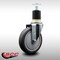 Service Caster 5'' SS Thermoplastic Rubber Wheel Swivel 1-7/8'' Expanding Stem Caster SCC-SSEX20S514-TPRB-178 - alternate 3